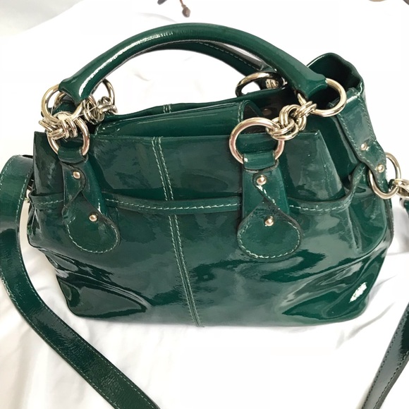 Escada Sport Patent Leather Handbag Made in Italy - Picture 4 of 6